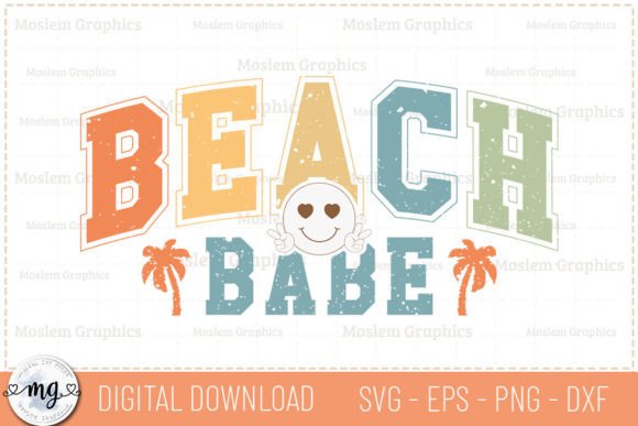 Download Beach Babe - Retro Summer SVG - Retro summer svg Collection
