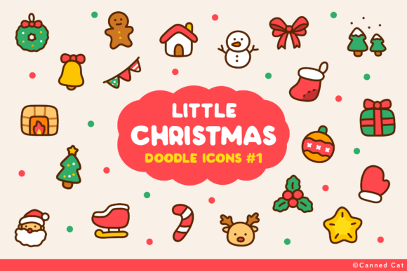 Download Little Christmas Icons Set - Christmas icons Collection
