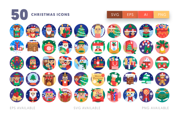 Download 50 Christmas Icons - Christmas icons Collection